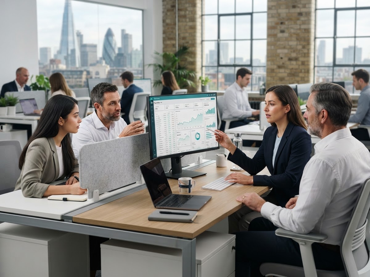 EquityEdge analyst reviewing AI-generated risk and allocation data
